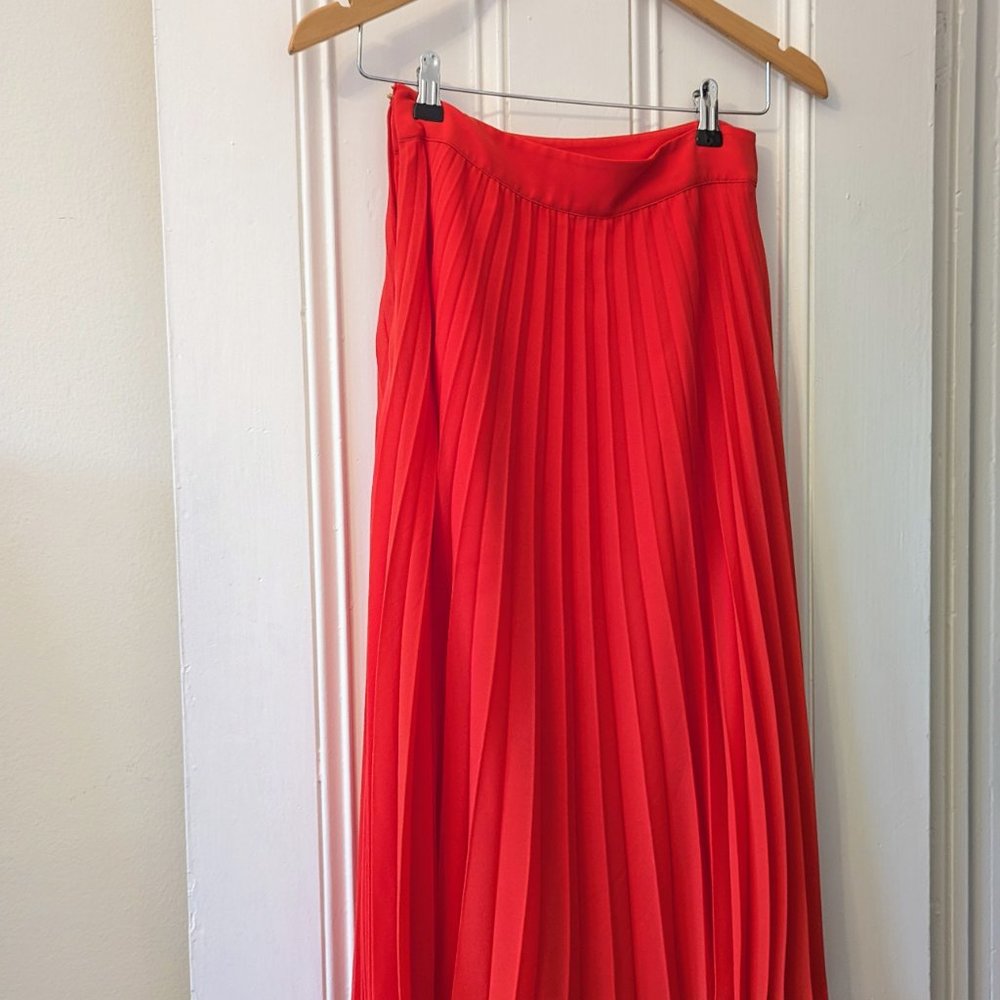 Sezane, Dune skirt, coral, xs/34